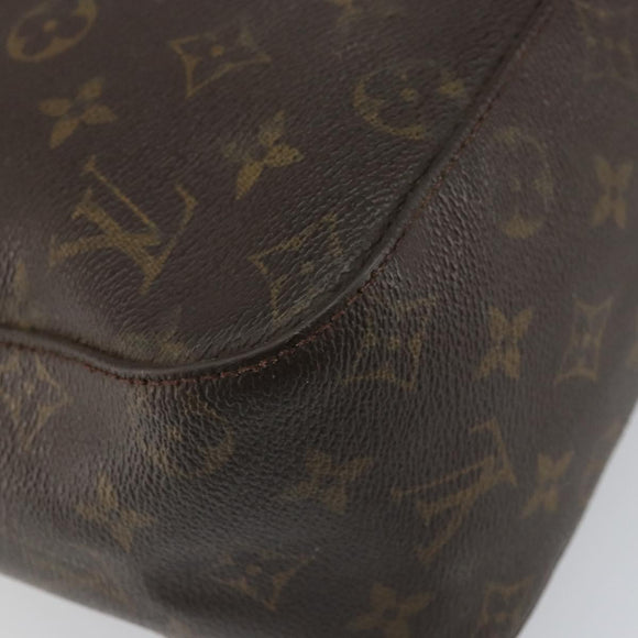 LOUIS VUITTON Monogram Looping GM Shoulder Bag M51145 LV Auth gh1396