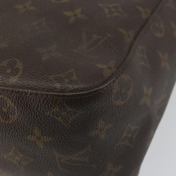 LOUIS VUITTON Monogram Looping GM Shoulder Bag M51145 LV Auth gh1396
