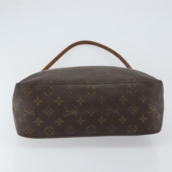 LOUIS VUITTON Monogram Looping GM Shoulder Bag M51145 LV Auth gh1396