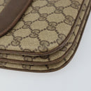 GUCCI GG Supreme Shoulder Bag PVC Beige Gold 004 256 0024 Auth gh1397-11