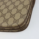 GUCCI GG Supreme Shoulder Bag PVC Beige Gold 004 256 0024 Auth gh1397-12