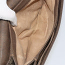 GUCCI GG Supreme Shoulder Bag PVC Beige Gold 004 256 0024 Auth gh1397-17