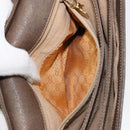 GUCCI GG Supreme Shoulder Bag PVC Beige Gold 004 256 0024 Auth gh1397-22