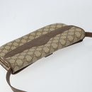 GUCCI GG Supreme Shoulder Bag PVC Beige Gold 004 256 0024 Auth gh1397-6