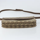 GUCCI GG Supreme Shoulder Bag PVC Beige Gold 004 256 0024 Auth gh1397-9