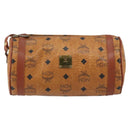 MCM Logogram Vicetos Shoulder Bag PVC Leather Brown Gold Auth gh1398-13