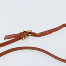 MCM Logogram Vicetos Shoulder Bag PVC Leather Brown Gold Auth gh1398-8