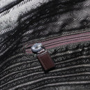 PRADA Tote Bag Nylon Khaki Silver Auth gh1399-20