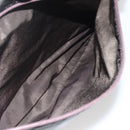 PRADA Tote Bag Nylon Khaki Silver Auth gh1399-11