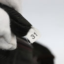 PRADA Tote Bag Nylon Khaki Silver Auth gh1399-12