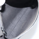 GUCCI GG Canvas Shoulder Bag Black Silver 293572 Auth gh1400-11