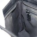 GUCCI GG Canvas Shoulder Bag Black Silver 293572 Auth gh1400-19