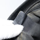 GUCCI GG Canvas Shoulder Bag Black Silver 293572 Auth gh1400-12