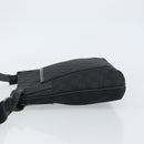 GUCCI GG Canvas Shoulder Bag Black Silver 293572 Auth gh1400-4