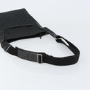 GUCCI GG Canvas Shoulder Bag Black Silver 293572 Auth gh1400-7