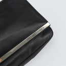 FENDI Shoulder Bag Leather Black Gold Auth gh1401-14