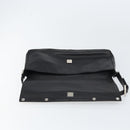 FENDI Shoulder Bag Leather Black Gold Auth gh1401-15