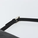 FENDI Shoulder Bag Leather Black Gold Auth gh1401-8