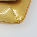 LOUIS VUITTON Monogram Vernis Thompson Street Bag Beige M91301 LV Auth gh1403-9