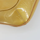 LOUIS VUITTON Monogram Vernis Thompson Street Bag Beige M91301 LV Auth gh1403-16