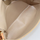 LOUIS VUITTON Monogram Vernis Thompson Street Bag Beige M91301 LV Auth gh1403-11
