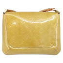LOUIS VUITTON Monogram Vernis Thompson Street Bag Beige M91301 LV Auth gh1403-2