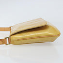 LOUIS VUITTON Monogram Vernis Thompson Street Bag Beige M91301 LV Auth gh1403-4