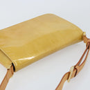 LOUIS VUITTON Monogram Vernis Thompson Street Bag Beige M91301 LV Auth gh1403-6