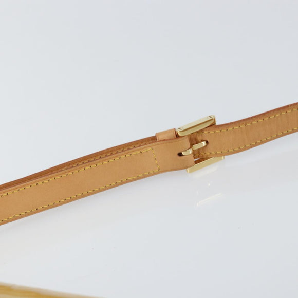 LOUIS VUITTON Monogram Vernis Thompson Street Bag Beige M91301 LV Auth gh1403