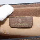 GUCCI GG Supreme Web Sherry Line Clutch Bag PVC Beige Red 89 01 001 Auth gh1405-12