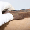 GUCCI GG Supreme Web Sherry Line Clutch Bag PVC Beige Red 89 01 001 Auth gh1405-16