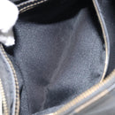 FENDI Pecan Canvas Shoulder Bag PVC Black Brown gold Auth gh1406-21