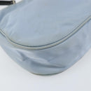 PRADA mini Shoulder Bag Nylon Light Blue Silver Auth gh1407-15