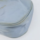 PRADA mini Shoulder Bag Nylon Light Blue Silver Auth gh1407-16