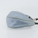 PRADA mini Shoulder Bag Nylon Light Blue Silver Auth gh1407-3