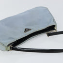 PRADA mini Shoulder Bag Nylon Light Blue Silver Auth gh1407-6
