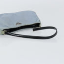 PRADA mini Shoulder Bag Nylon Light Blue Silver Auth gh1407-7