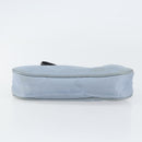 PRADA mini Shoulder Bag Nylon Light Blue Silver Auth gh1407-5