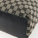 GUCCI GG Canvas Tote Bag Zwart Goud 002 1098 2404 Auth gh1410-15