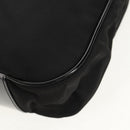 GUCCI Bamboo Hand Bag Nylon 2way Black Gold 001 2058 1577 5 Auth gh1412-16