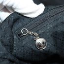 GUCCI Bamboo Hand Bag Nylon 2way Black Gold 001 2058 1577 5 Auth gh1412-22