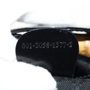 GUCCI Bamboo Hand Bag Nylon 2way Black Gold 001 2058 1577 5 Auth gh1412-12