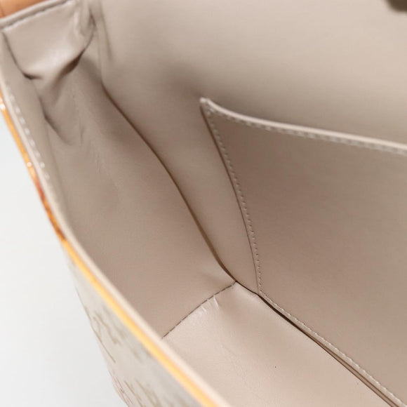 LOUIS VUITTON Monogram Vernis Thompson Street Bag Beige M91301 LV Auth gh1416