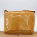 LOUIS VUITTON Monogram Vernis Thompson Street Bag Beige M91301 LV Auth gh1416-12