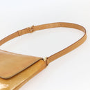 LOUIS VUITTON Monogram Vernis Thompson Street Bag Beige M91301 LV Auth gh1416-8