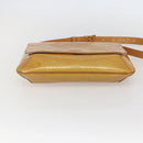 LOUIS VUITTON Monogram Vernis Thompson Street Bag Beige M91301 LV Auth gh1416-5