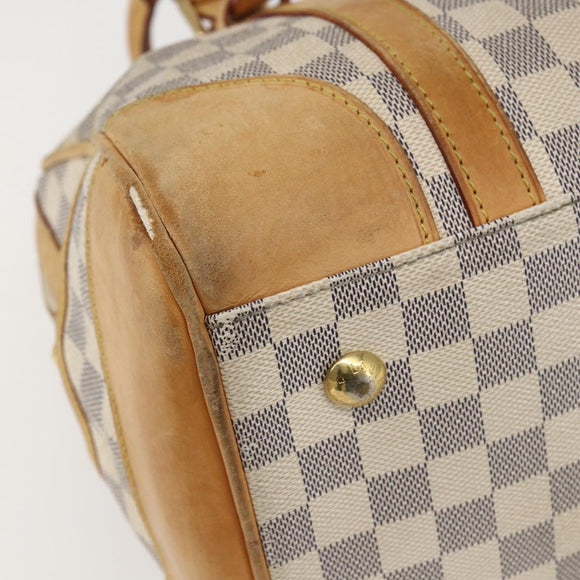 LOUIS VUITTON Damier Azur Berkeley Hand Bag N52001 LV Auth gh1418