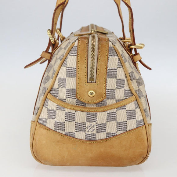 LOUIS VUITTON Damier Azur Berkeley Hand Bag N52001 LV Auth gh1418