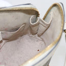 GUCCI GG Supreme Horsebit Bag PVC 2way Beige White gold 640716 Auth gh1419-21