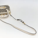 GUCCI GG Supreme Horsebit Bag PVC 2way Beige White gold 640716 Auth gh1419-8